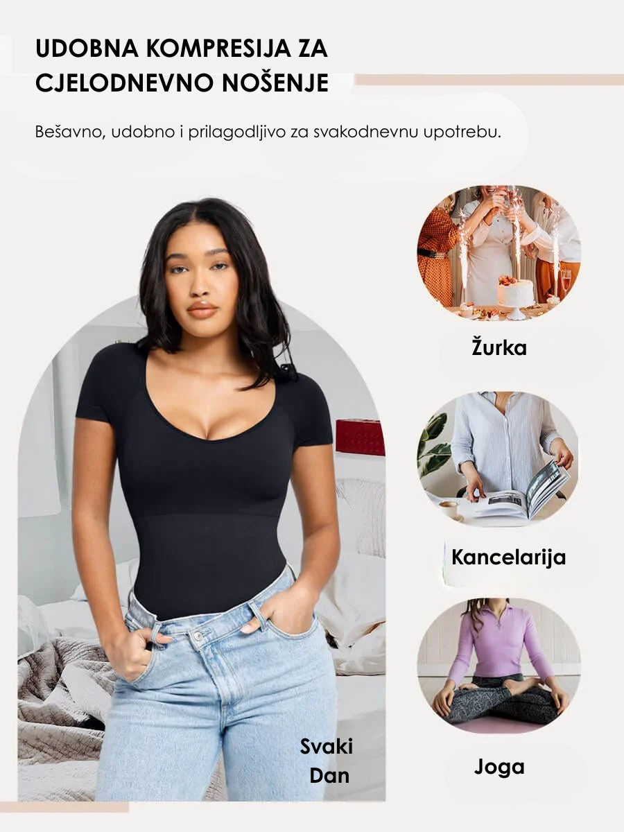 Bodi Za Oblikovanje Figure Sa Kopčanjem