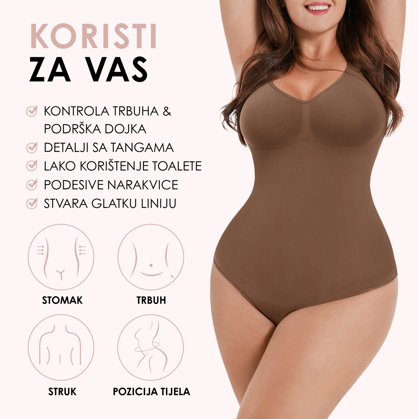 Jednodjelni Bodi Za Oblikovanje Tijela