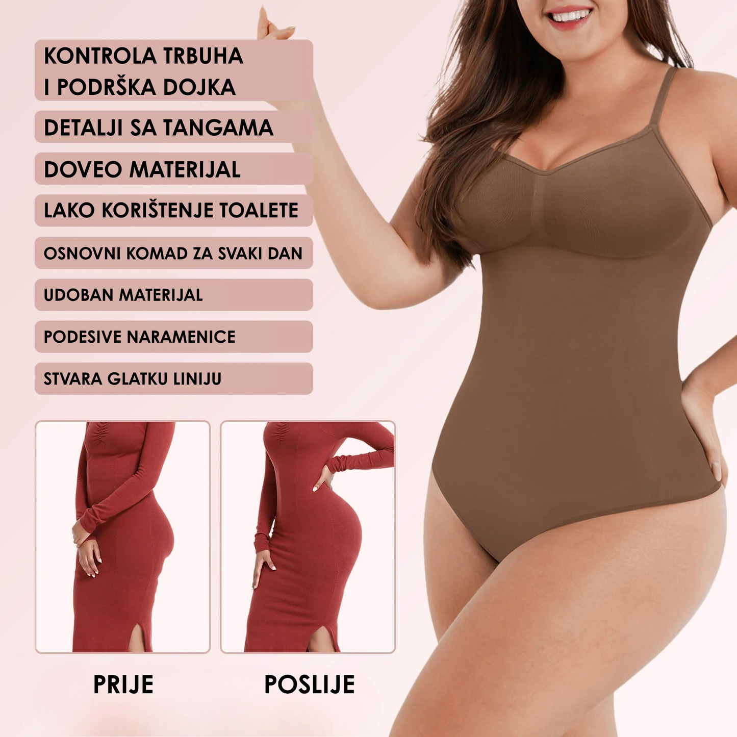 Jednodjelni Bodi Za Oblikovanje Tijela