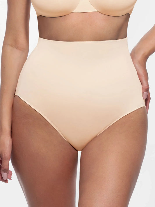 Feelingirl Built-in Elastic Mid-Waist Shaping Panties