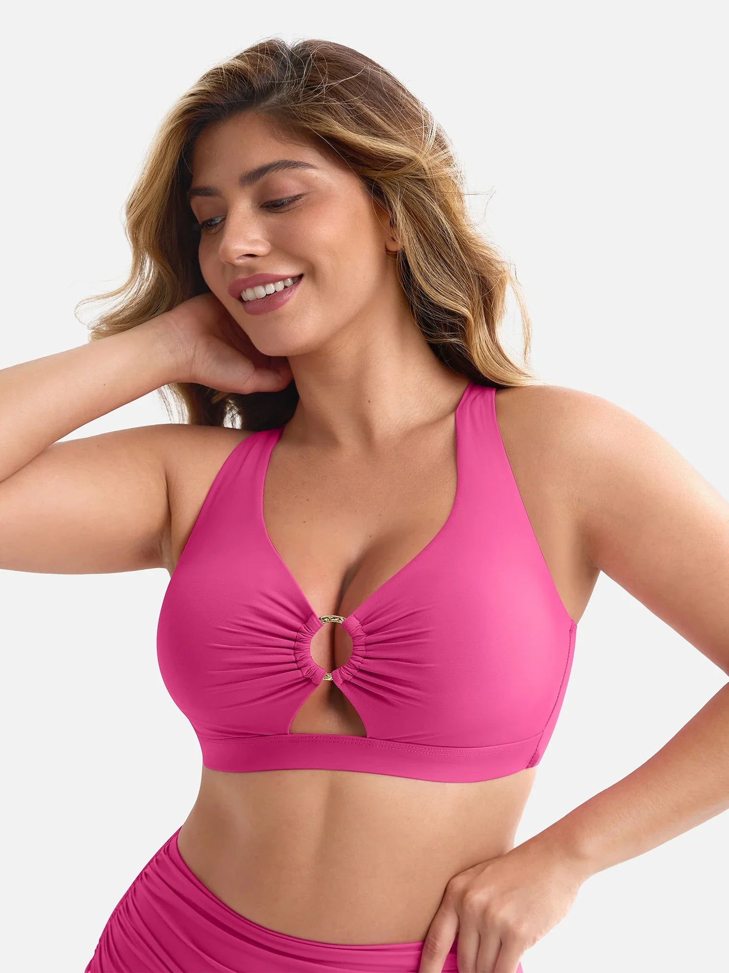 https://cdn.shopify.com/s/files/1/0089/1846/6641/files/Feelingirl-Deep-V-Metal-Ring-Drawstring-Removable-Pads-Swimsuit-in-Dark-Pink-3.webp?v=1772001946