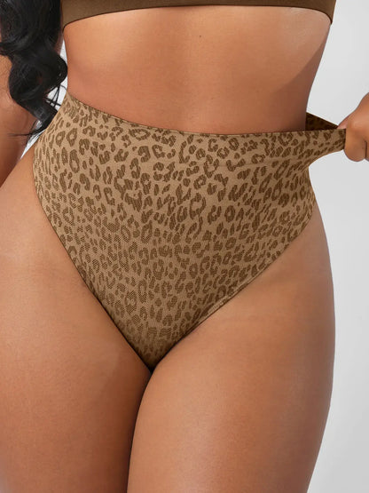 Feelingirl Leopard Print Wireless Bra & Panty