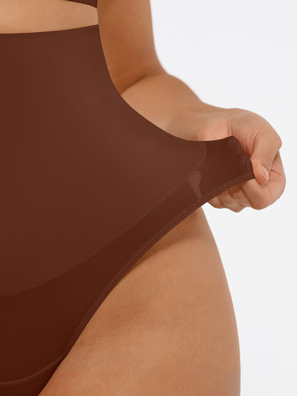 Feelingirl Mid-Waisted Thong Tummy Control Shaper Panties