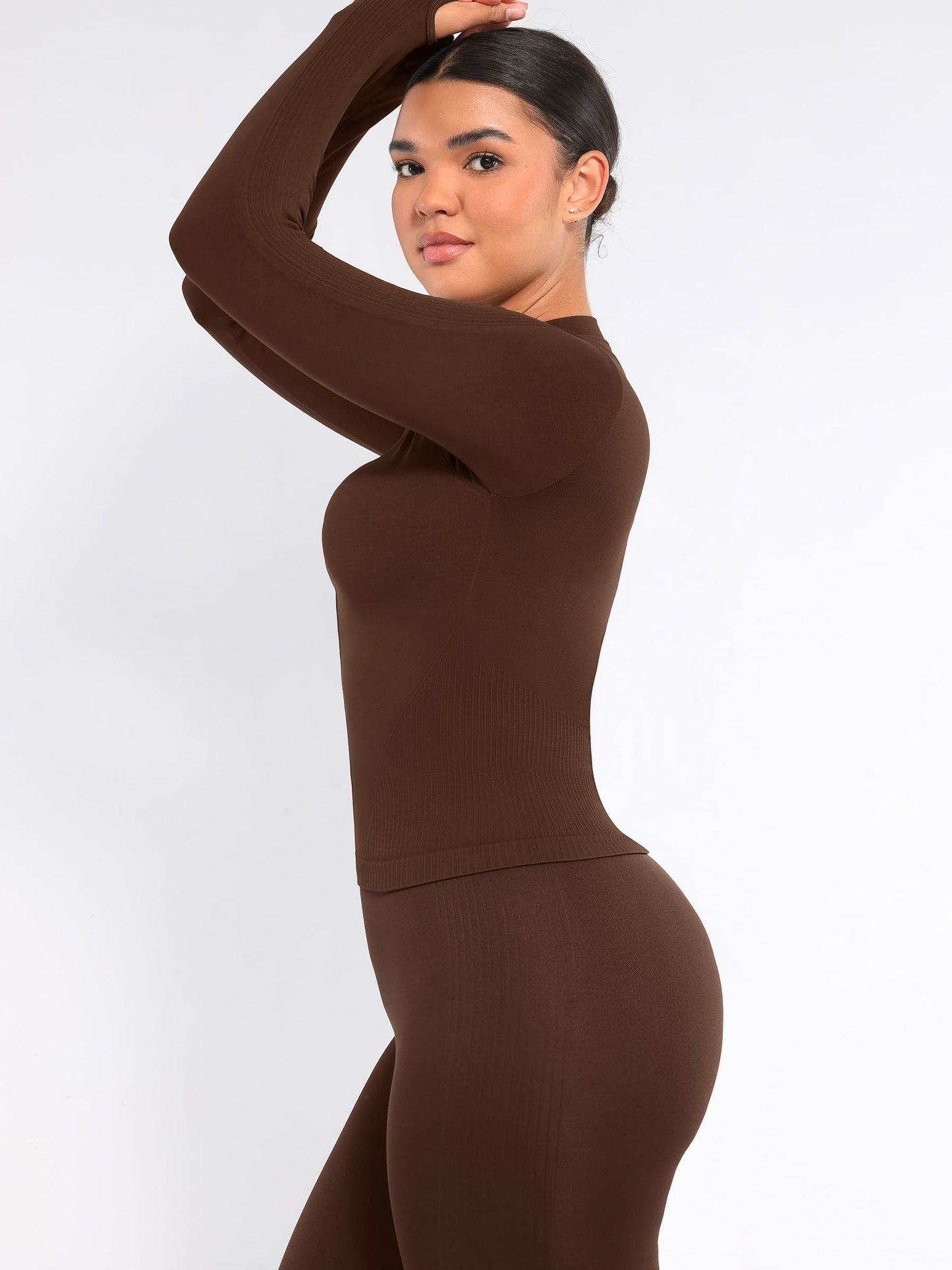 Feelingirl Seamless Long-Sleeve Workout Top