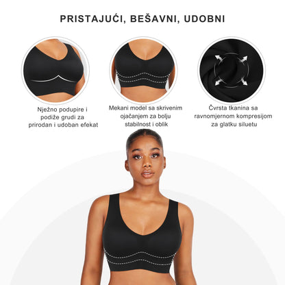 SilkContour™ – Premium Bešavni Grudnjak sa Nevidljivom Potporom