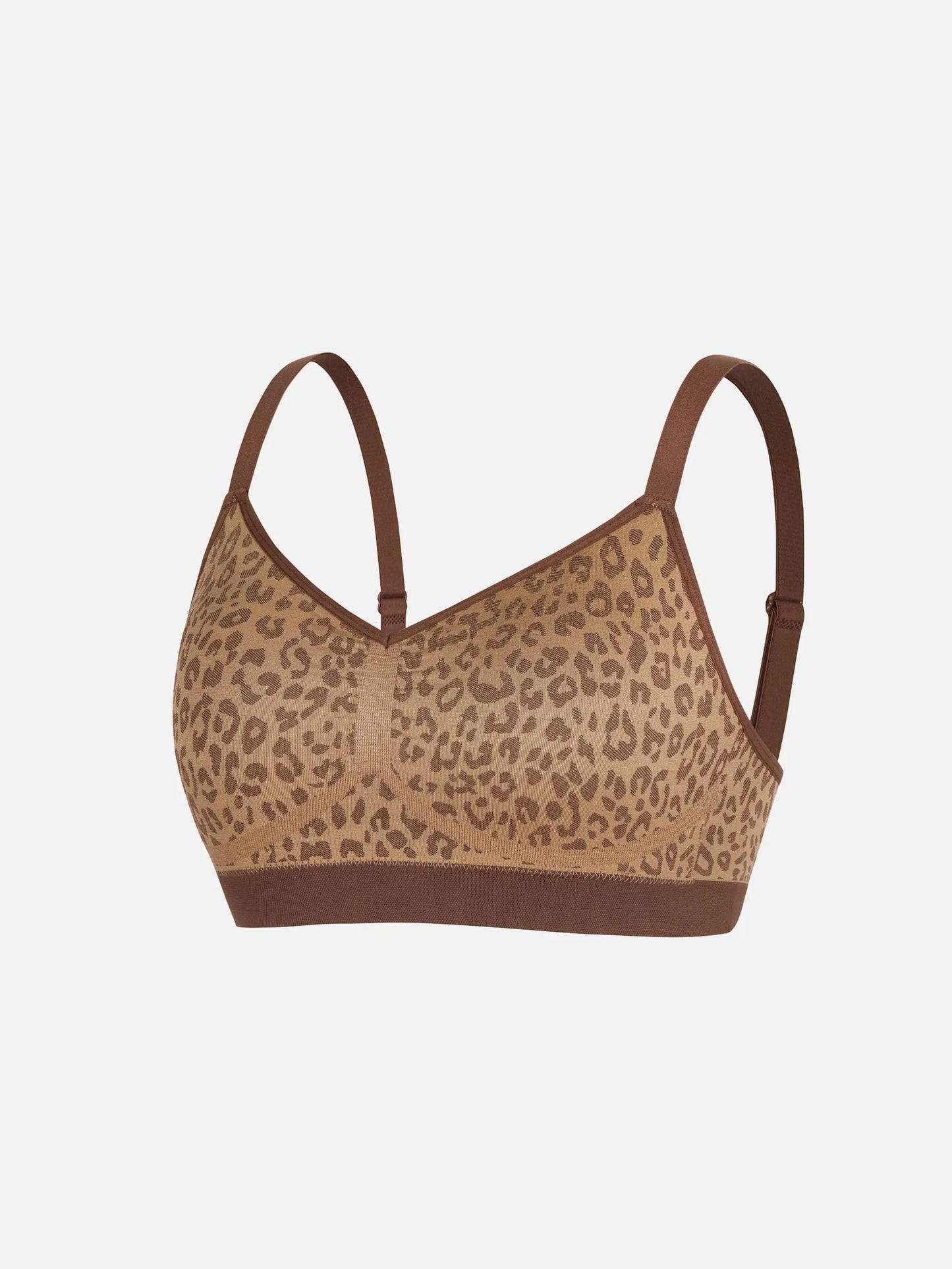 Feelingirl Leopard Print Wireless Bra & Panty