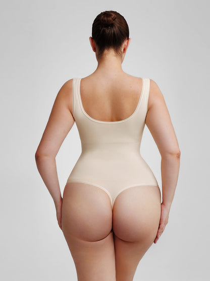 Wholesale🌿 Eco-friendly Seamless Outerwear Belly Control Thong Bodysuit