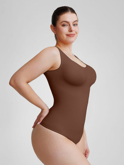 Wholesale🌿 Eco-friendly Seamless Outerwear Belly Control Thong Bodysuit