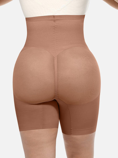 Wholesale High-Waisted Butt Lift & Slimming Mid-Thigh Shaper Shorts