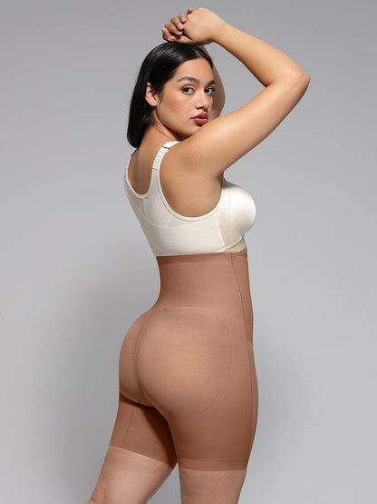 Wholesale High-Waisted Butt Lift & Slimming Mid-Thigh Shaper Shorts
