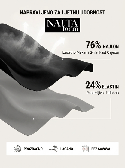 NATTA Lara bandeau grudnjak – detalj (crna)