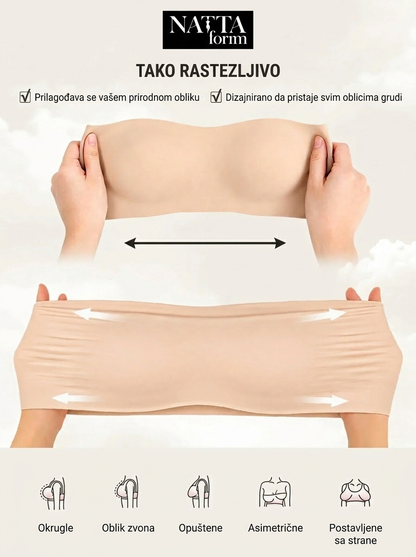 NATTA Lara bandeau grudnjak – detalj (bež)