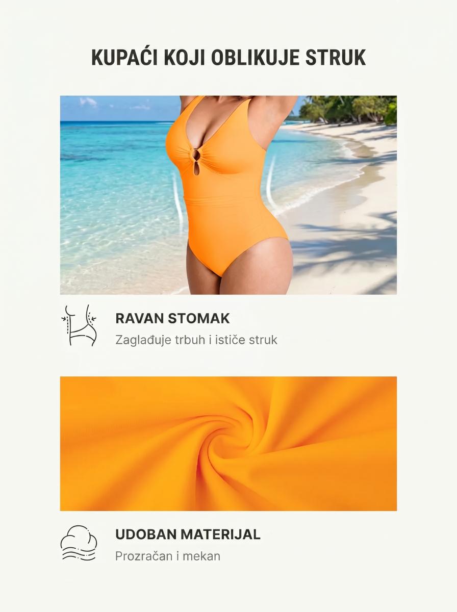 NATTA Form Coco Kupaći koji zaglađuje stomak i naglašava struk